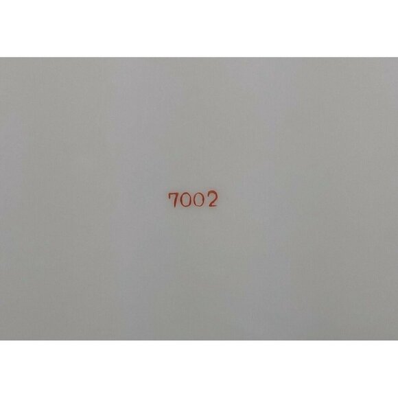 Hand Painted Red Gold Gilt Bird Floral Home Decor Porcelain Square Serving Plate - Picture 12 of 12